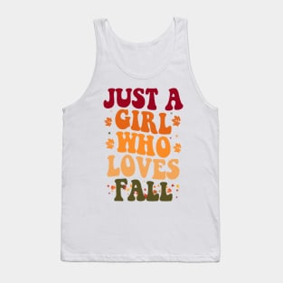 Just A Girl Who Loves Fall Tank Top